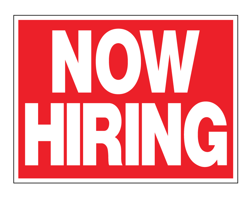 Buy Our Now Hiring Plastic Sign At Signs World Wide