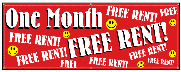 Set of 2 Decal Sticker Multiple Sizes First Month Free Rent White Red Business Rental Outdoor Store Sign White 54inx36in Set of 2 Decal Sticker Multiple Sizes First Month Free Rent White Red Business Rental Outdoor Store Sign White 54inx36in