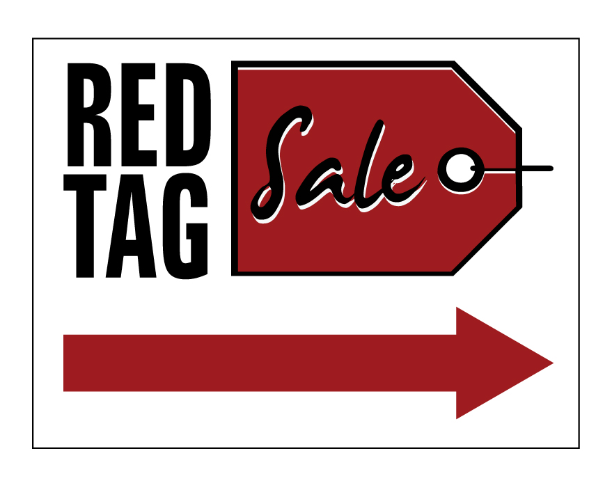 Speed Shop Red Corrugated Plastic Yard Sign /Free Stakes 