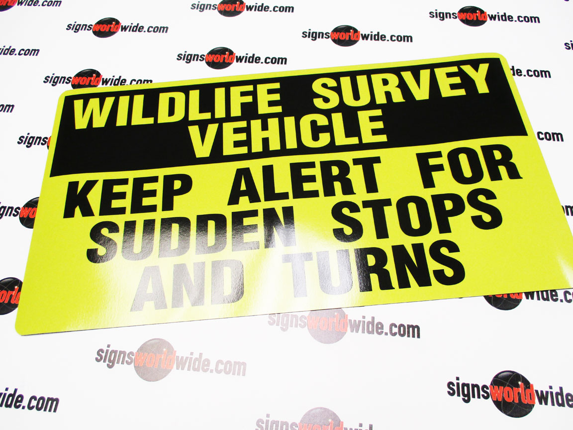 Grafix Shack Search And Rescue Fully Reflective Magnetic Sign Or Vehicle Sticker – High Vis Red & Yellow