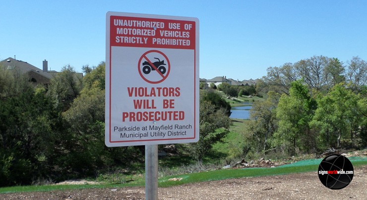 Violators Will Be Prosecuted image