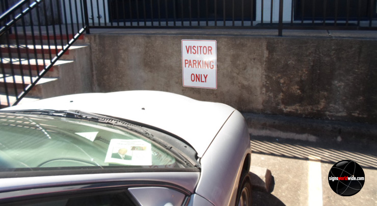 Parking Only sign image