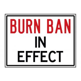 Burn Ban sign image