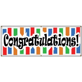Congratulations Colorful banner image