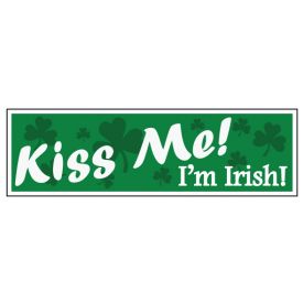 Kiss Me I'm Irish decal image