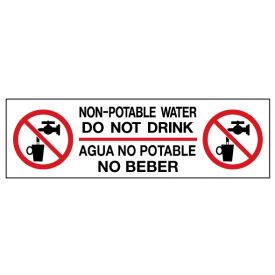 Non-potable water decal image