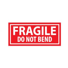 Fragile Do Not Bend decal image
