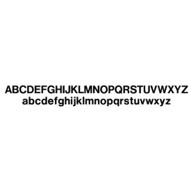 Alphabet decal image