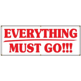 Everything must go banner image