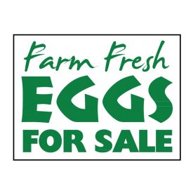 Farm Fresh Eggs sign image