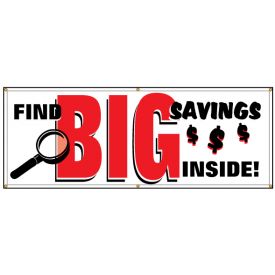 Find Big Savinsg banner image