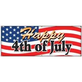Happy 4th of July banner image