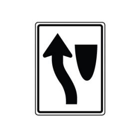 Keep left symbol sign image