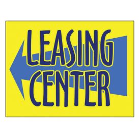 Leasing Center sign image