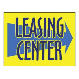 Leasing Center sign image