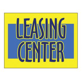 Leasing Center sign image