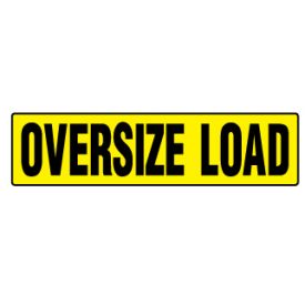 Oversize load magnetic image