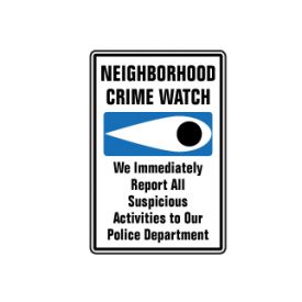 Neighborhood watch sign