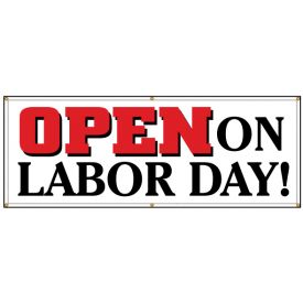 Open On Labor Day banner image