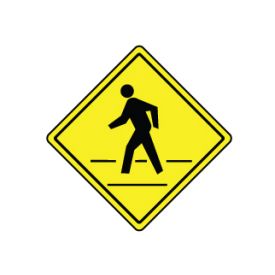 Pedestrian Crossing Diamond sign image