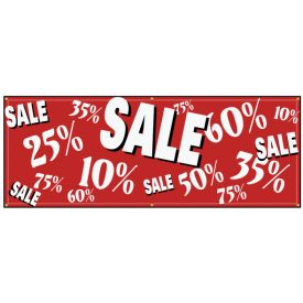 SALE percentages banner image