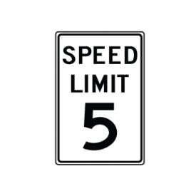 Speed Limit 5 MPH