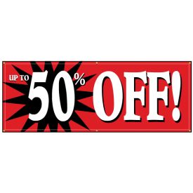 Up To 50% Off banner image