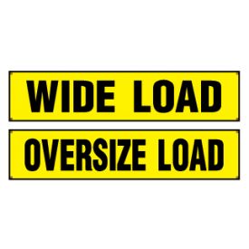 Wide Load Oversize Load banner image