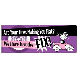 Flat Tires Retro banner image