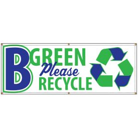 Be Green recycle banner image