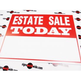 Estate Sale Today info sign image