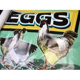 Farm Fresh Eggs Retro Banner Image 3