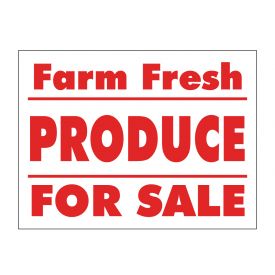 Farm Fresh Produce sign image