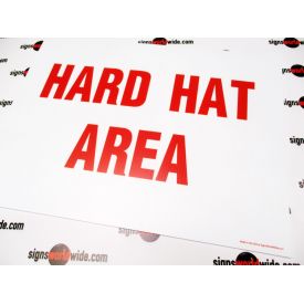 Hard Hat Area sign image 1