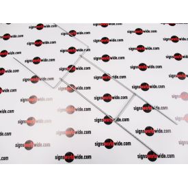 Heavy duty wire stake sign holder image