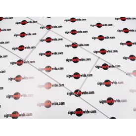 Lightweight H-stake sign holder image