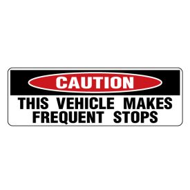 Caution Frequent Stop 3