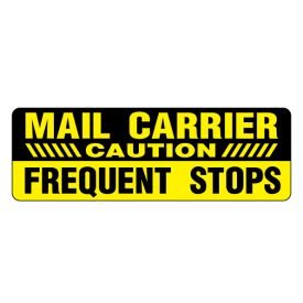 Mail Carrier Caution Frequent Stops magnetic image