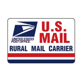 U.S. Mail Rural Carrier 8x12 magnetic image