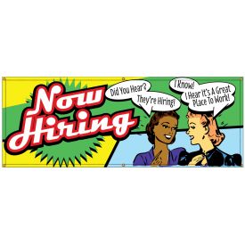 Now Hiring Retro banner image