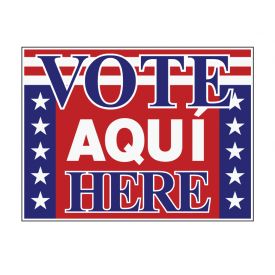 Vote Aqui Here decal image