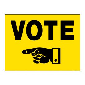Vote Today left sign image