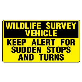 Widlife Survey sign image