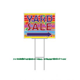 Yard Sale RL Arrow sign image