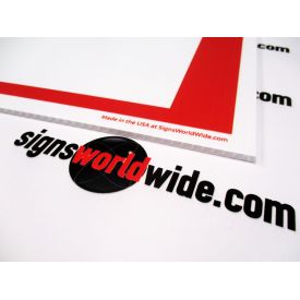 Yard Sale R&W sign flute image