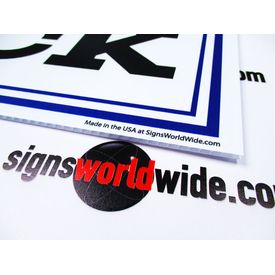 1st Place Block Sign Image 2