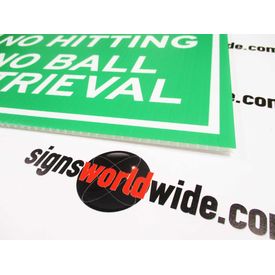 Attention Golfers Yard Sign Image 2