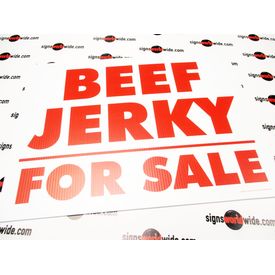 Beef Jerky For Sale Sign Image 1