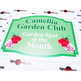 Camellia Garden Club Yard Sign Image 1