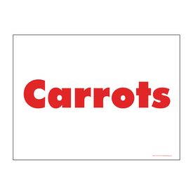 Carrots sign image